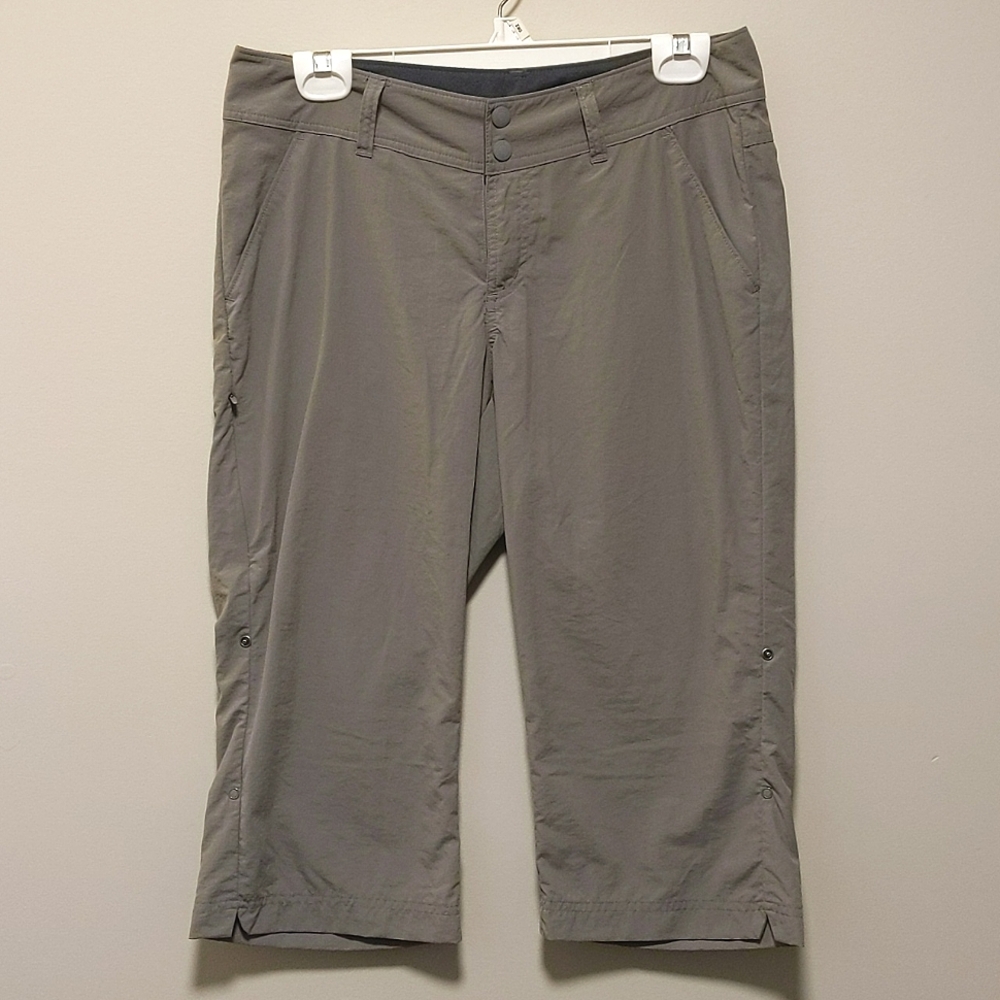 ExOfficio Women's Sol Nomad Dig'r Lightweight Grey Capri Size 6 Pants